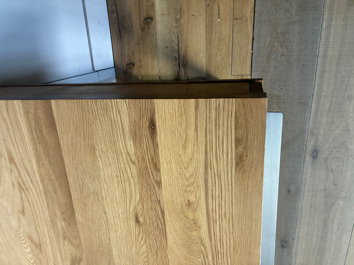 John Lewis Calia Small 2 Drawer Desk, Oak Rrp £599 R20