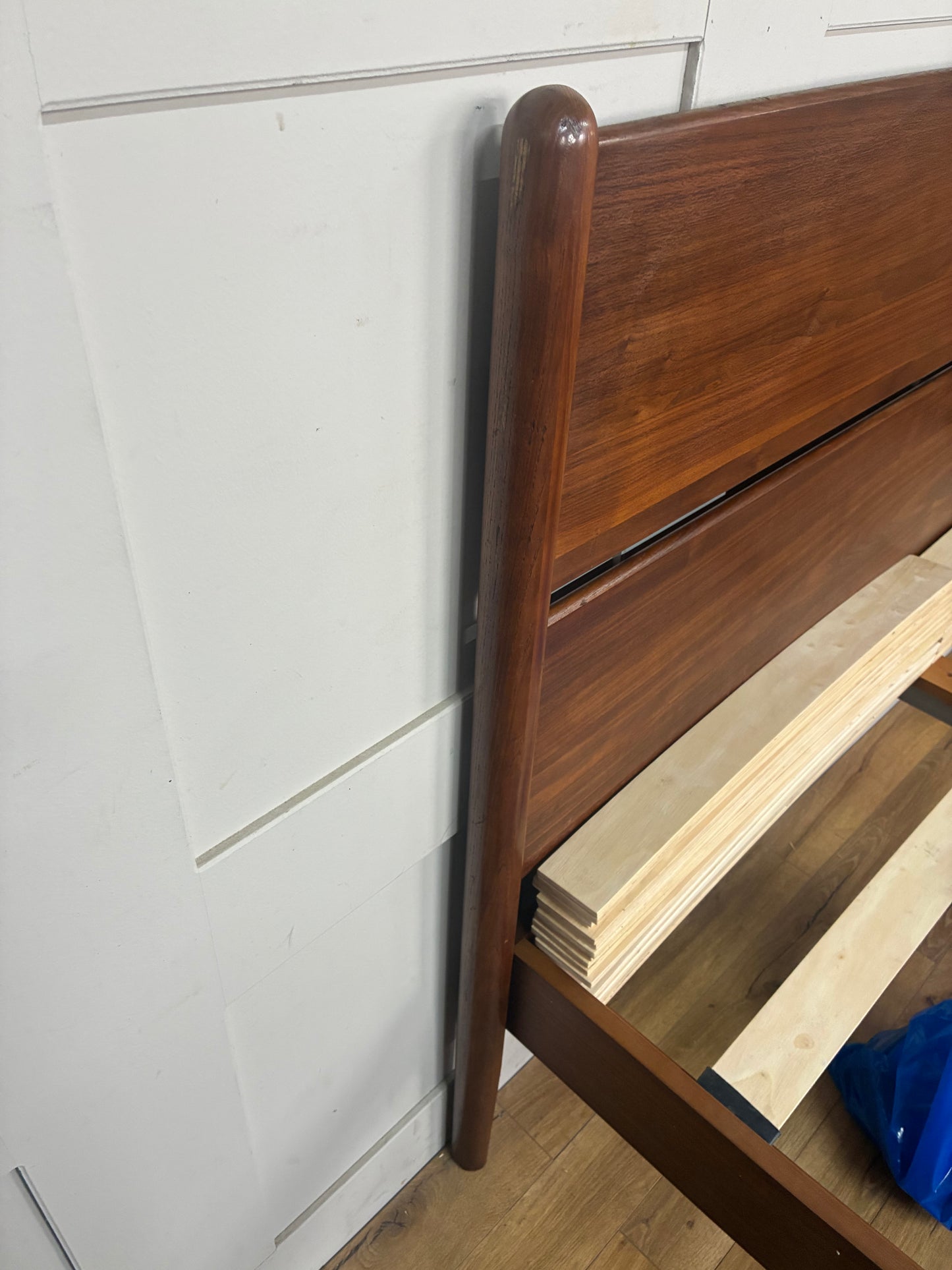 John Lewis Scandi Wood Bed Frame, King Size, Walnut RRP £749