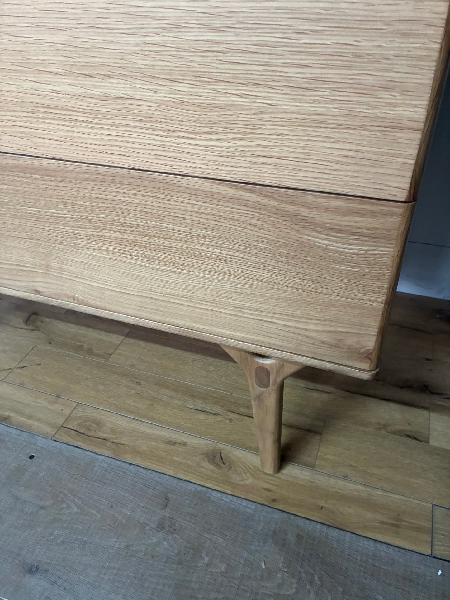 John Lewis X-Ray Oak Wood 3 Drawer Chest, Oak Rrp £899 R24