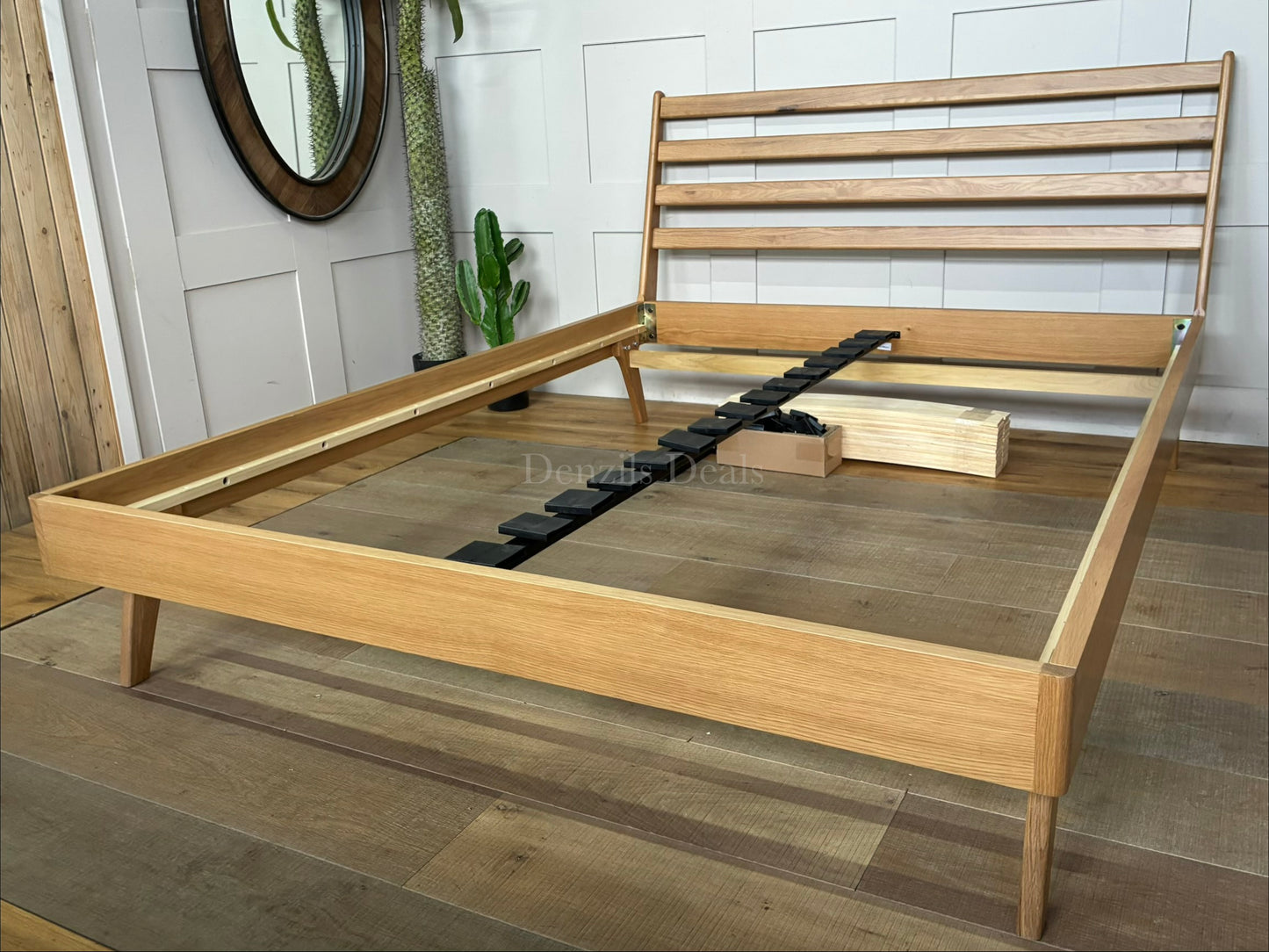 John Lewis X-Ray Oak Wood Bed Frame, King Size, rrp £899