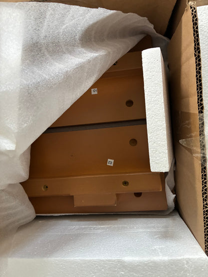 West Elm Mid-Century Wood Bed Frame, Double, Acorn Rrp £959 R40