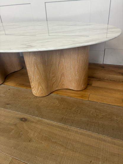 Parc Oval Coffee Table By Nick Scali Alternative Legs Installed