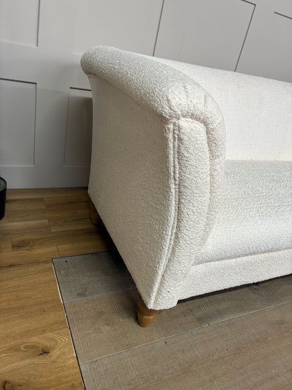 GRANDY LARGE 3 SEATER SOFA IN boucle Rrp £2359..