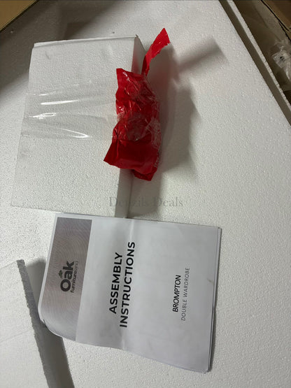 BROMPTON Painted Acacia & Ash Top Triple Wardrobe Rrp £1599..