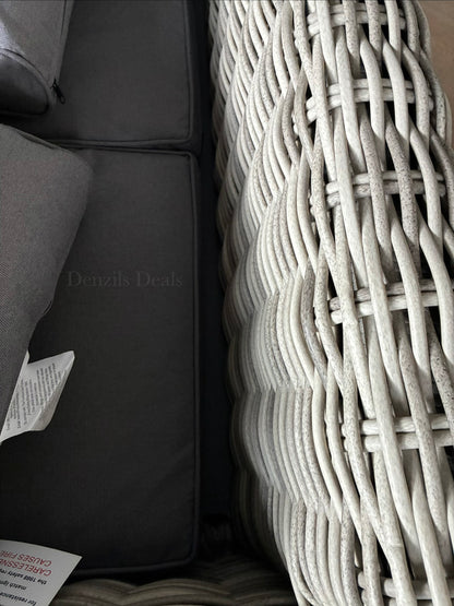 Gallery Direct Ragusa Grand 3 Seater Garden Rattan Sofa