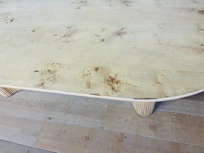 Anthropologie Scout Ash Wood Dining Table With Veneer Pattern Top R49