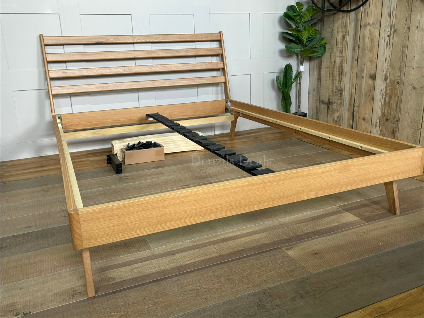 John Lewis X-Ray Oak Wood Bed Frame, King Size, rrp £899