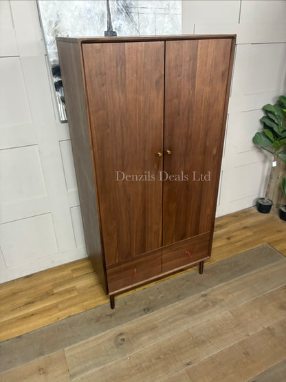 Fishe & Lilly WRIGHT WALNUT WARDROBE Rrp £1299