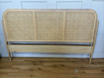 John Lewis King Size Rattan Bed Frame In Natural R55