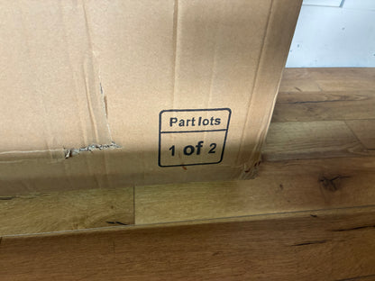 John LewisPillow Bed Frame, Double, Natural/Pink Rrp £699 R55