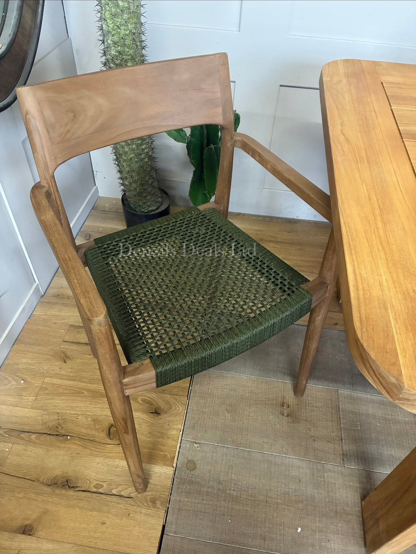 John Lewis Terra Garden Table And 6  Scandi Dining Chairs