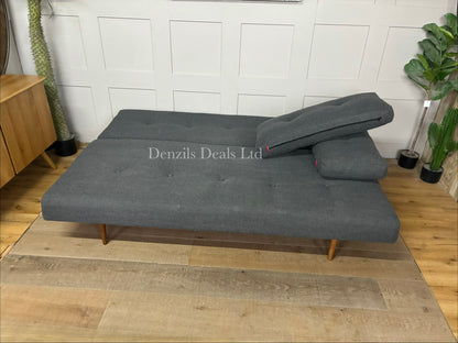 Innovation Living Recast Sofa Bed with Pocket Sprung Mattress, Dark Legs,
