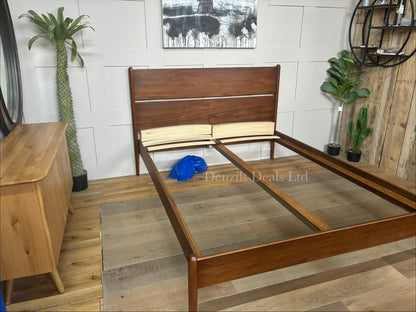 John Lewis Scandi Wood Bed Frame, King Size, Walnut RRP £749