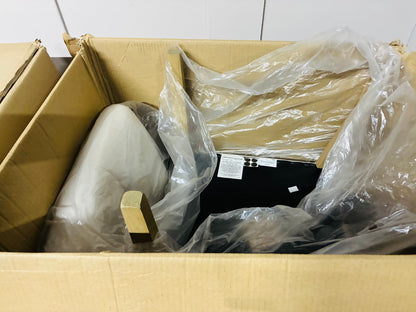 John Lewis Margo Button Back Dining Chair Brushed Tweed, Natural, Set of 4