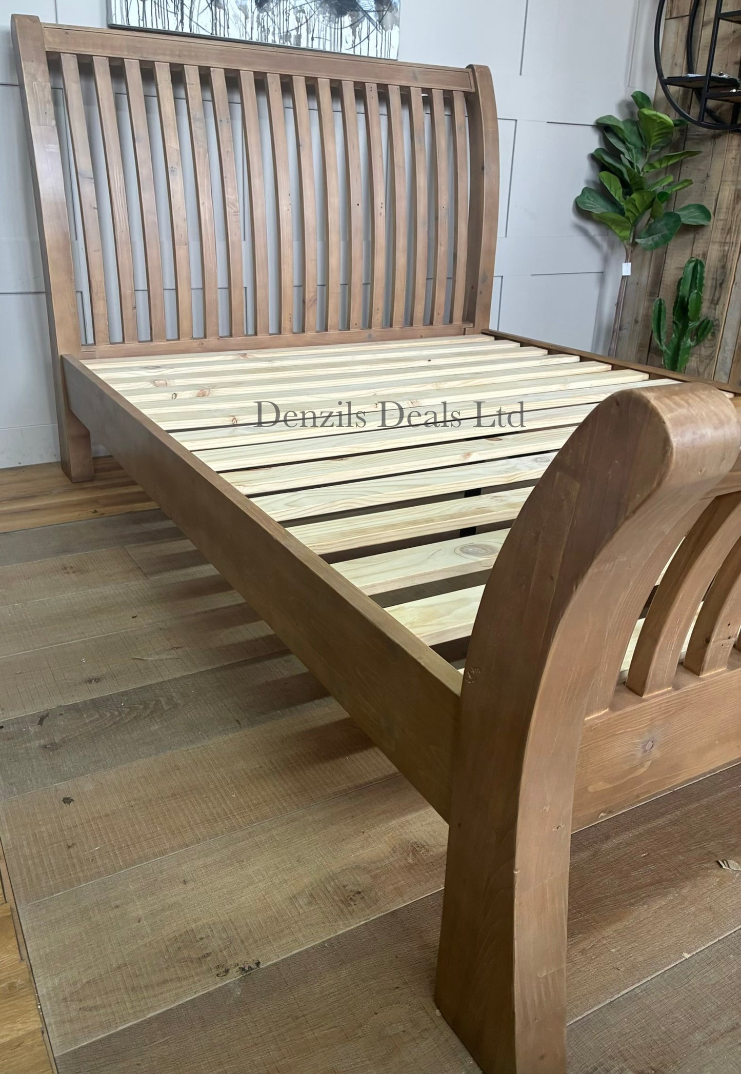 John Lewis Reclaimed Timber Bed Frame, King Size, Natural Wood RRP £1099