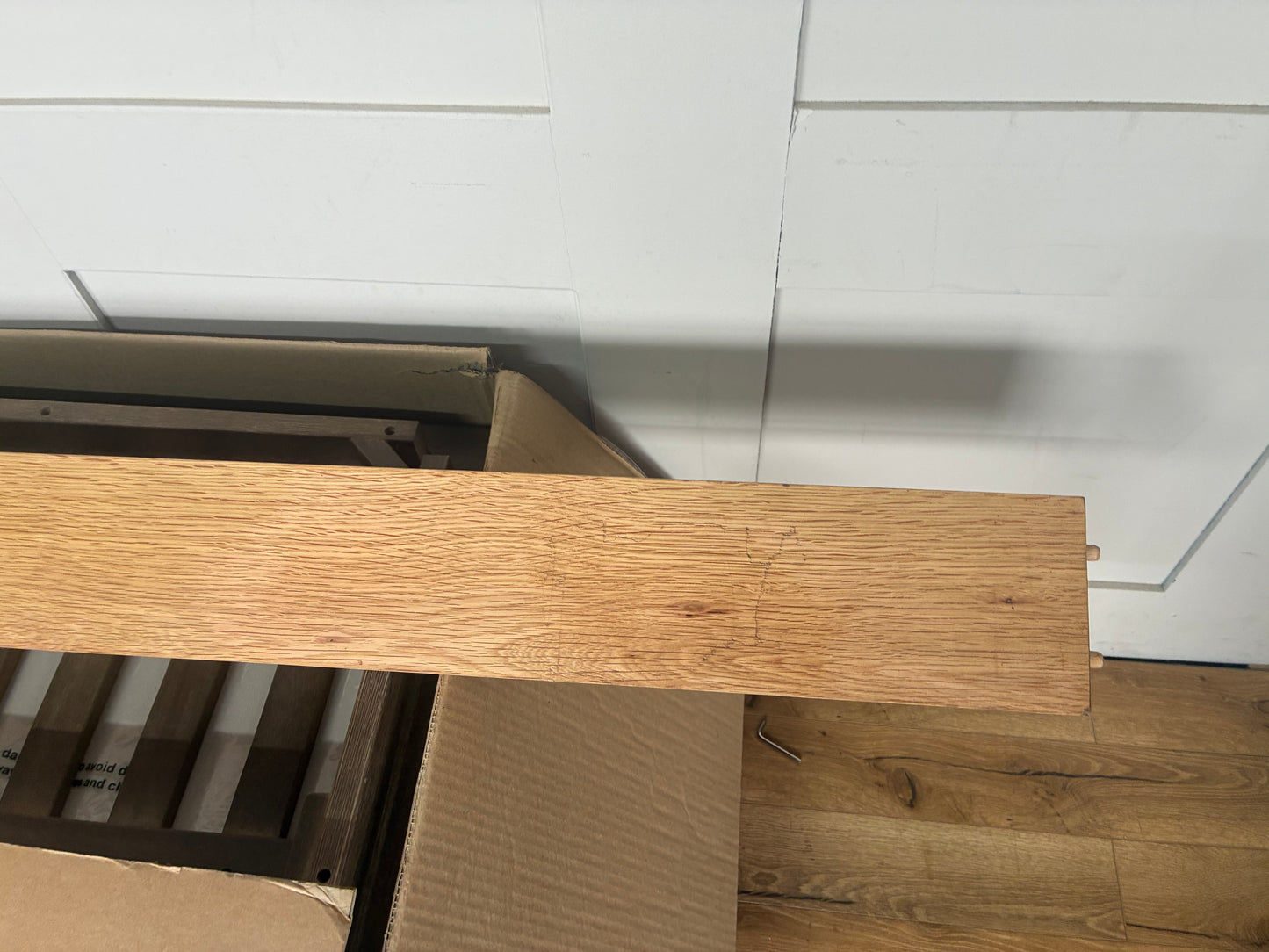 John Lewis X-Ray Oak Wood Bed Frame, King Size, rrp £899