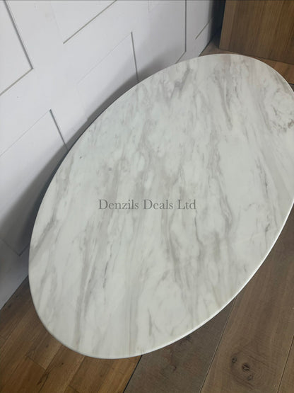 Parc Oval Coffee Table By Nick Scali Alternative Legs Installed