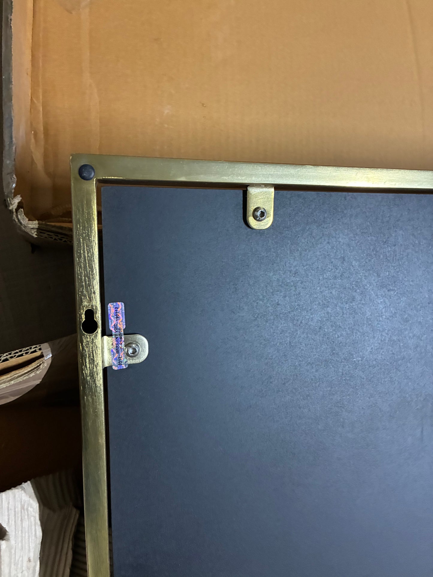 West Elm Metal Framed Long Rectangle Wall Mirror*