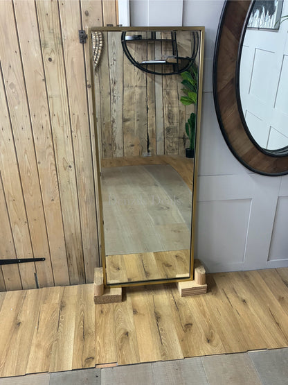 West Elm Metal Framed Long Rectangle Wall Mirror*