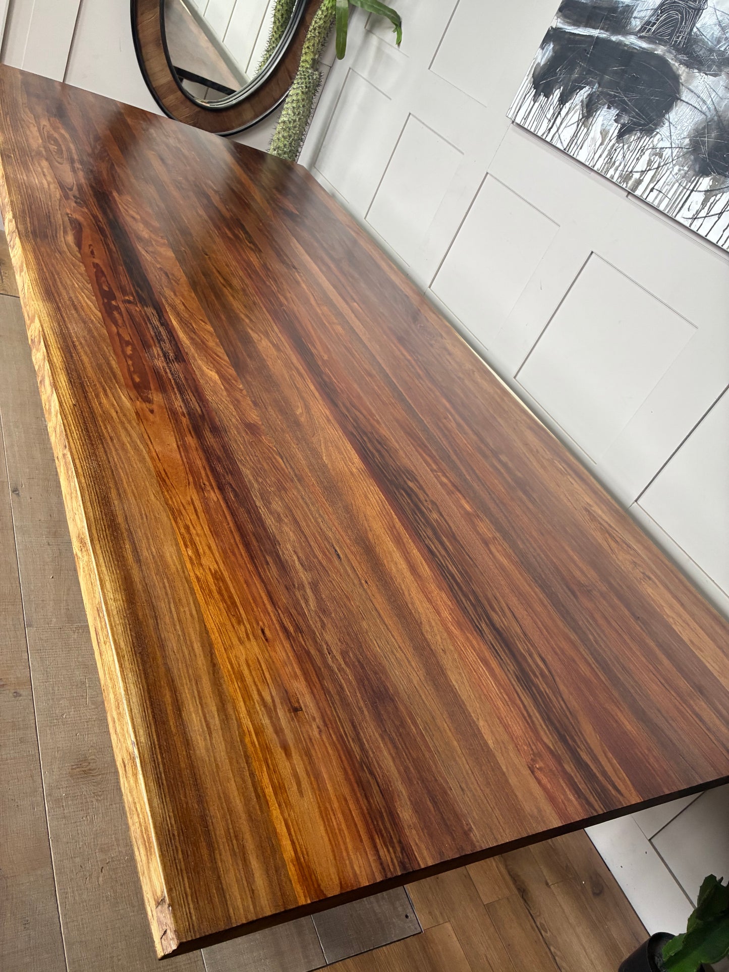 Bartolo Dining Table Live Edge Blackwood Timber By Nick Scali Rrp £1999