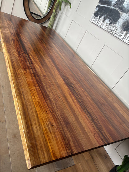Bartolo Dining Table Live Edge Blackwood Timber By Nick Scali Rrp £1999
