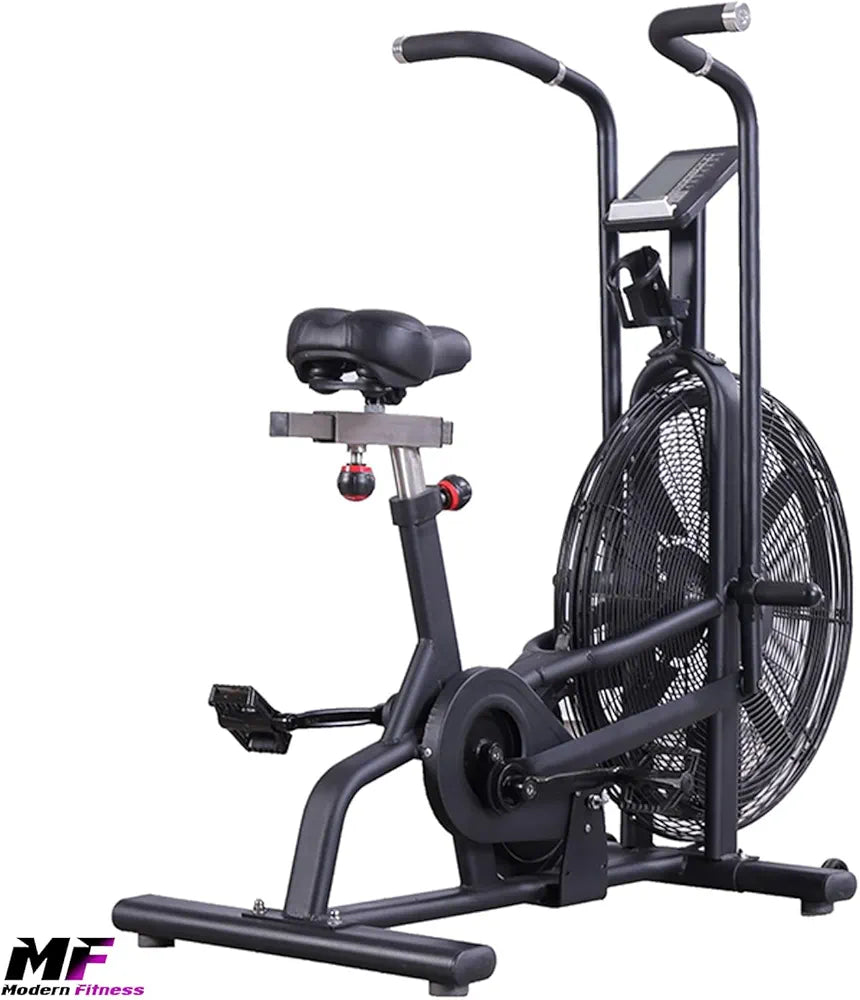 Assault Bike Home Gym Cardio Fitness Stationary Air Resistance Bike with LCD Display - Modern Fitness