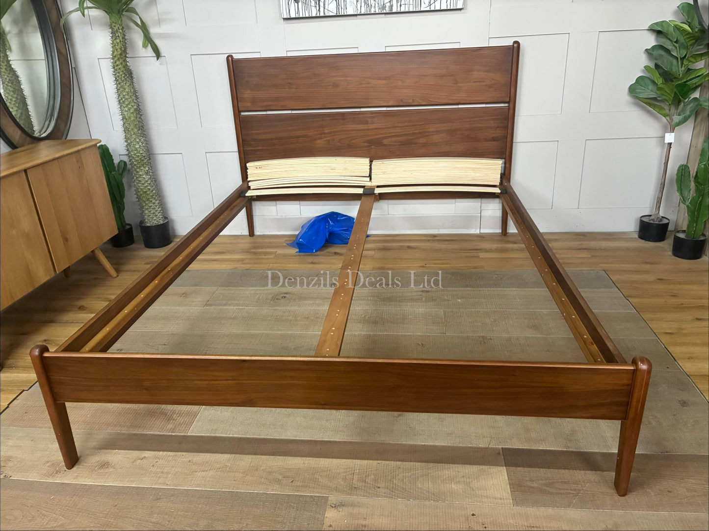 John Lewis Scandi Wood Bed Frame, King Size, Walnut RRP £749
