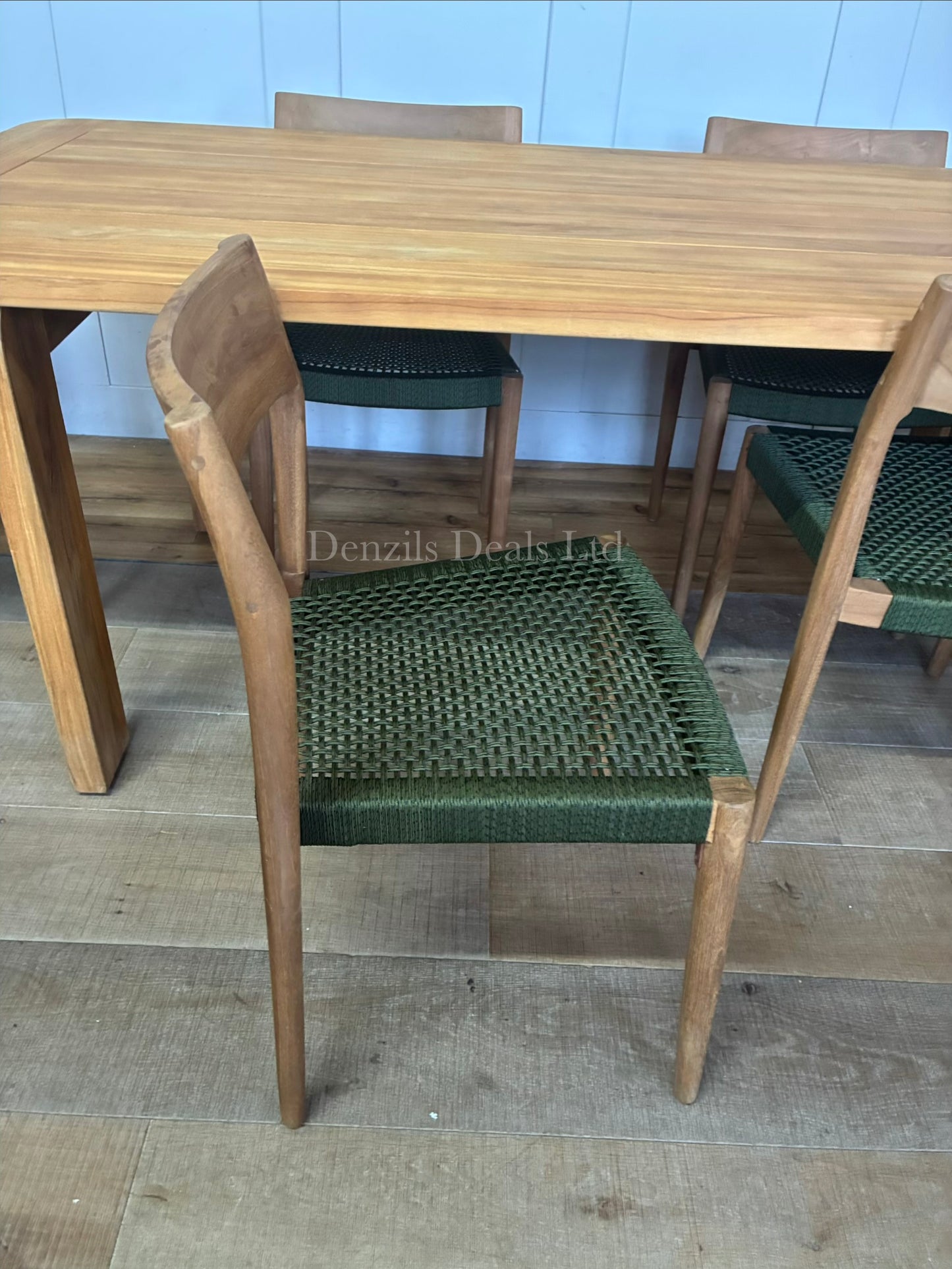 John Lewis Terra Garden Table And 6  Scandi Dining Chairs