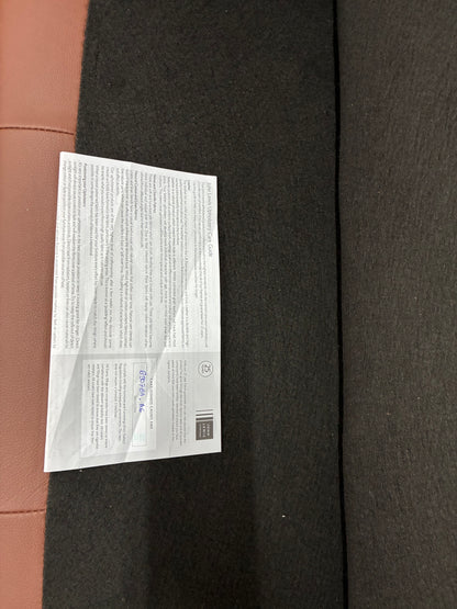 John Lewis Charlotte II Large 3 Seater Leather Sofa, Matt Chestnut R41