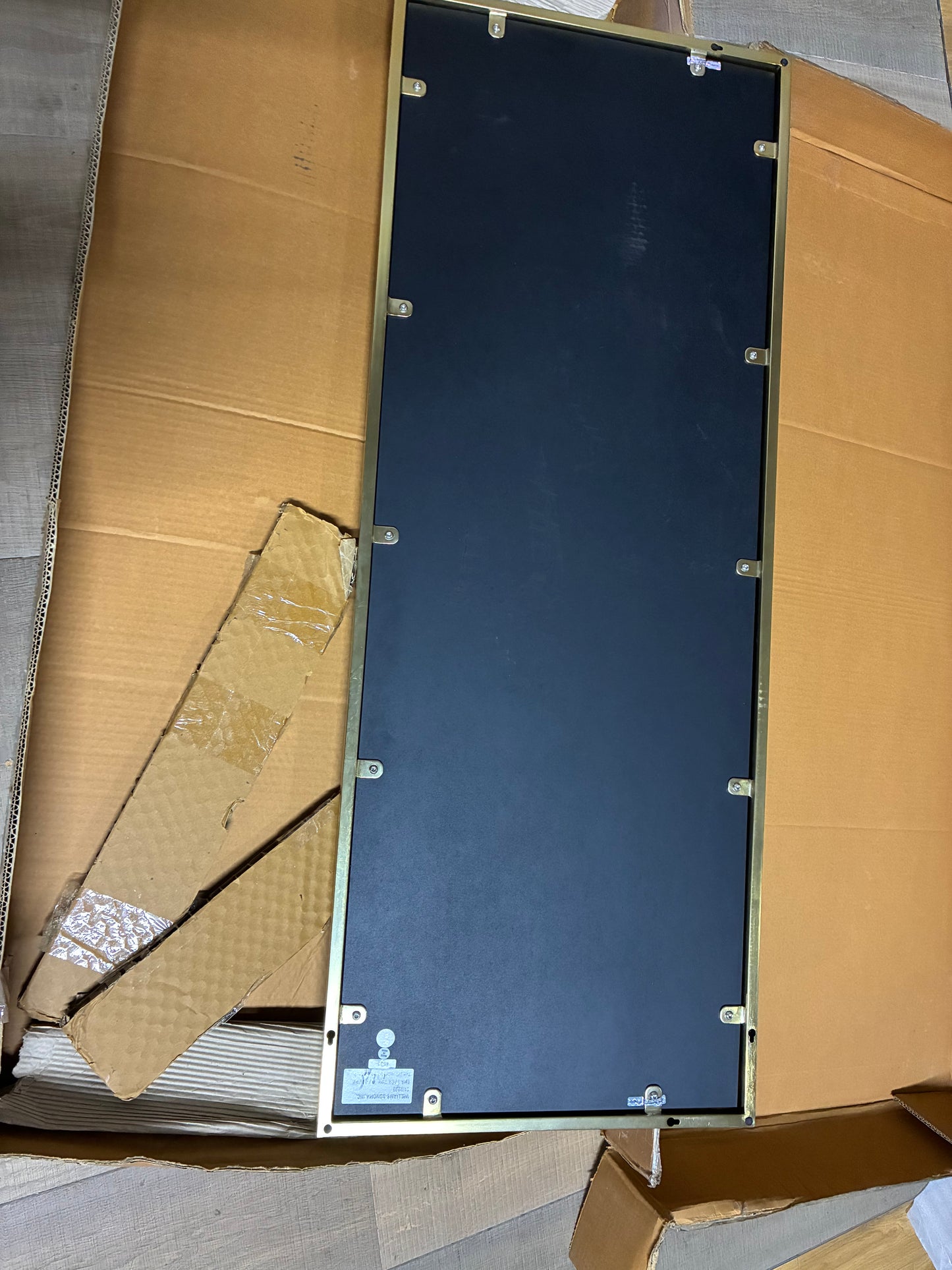 West Elm Metal Framed Long Rectangle Wall Mirror*