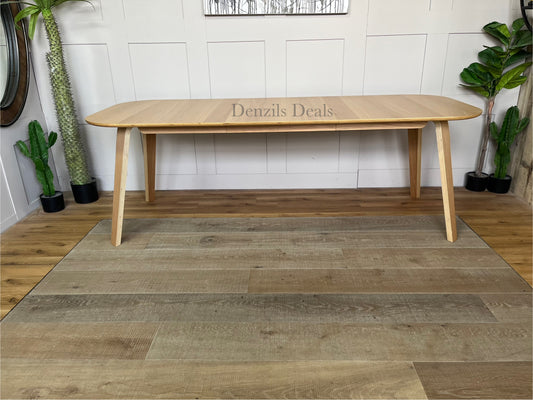 John Lewis Dining Table ANYDAY Anton 6-8 Seater Extending, Oak Rrp £399 R52
