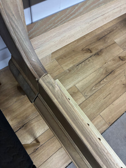 John Lewis Louis Low End Sleigh Bed Frame,  King Size, Oak R55