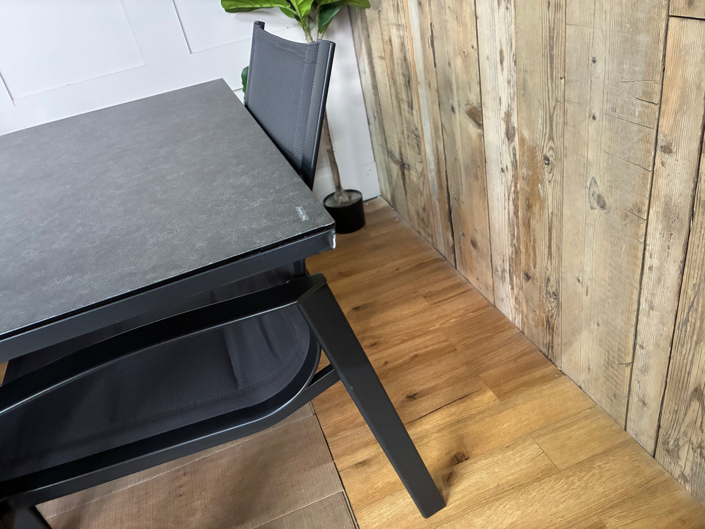 John Lewis Tampa Garden extending Dining Table With 6 dining Chairs