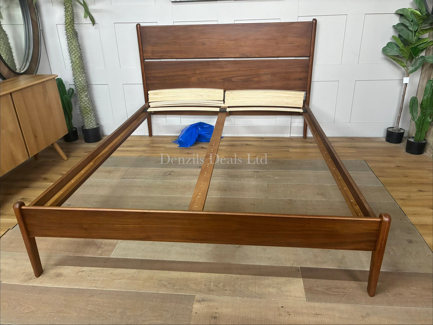 John Lewis Scandi Wood Bed Frame, King Size, Walnut RRP £749