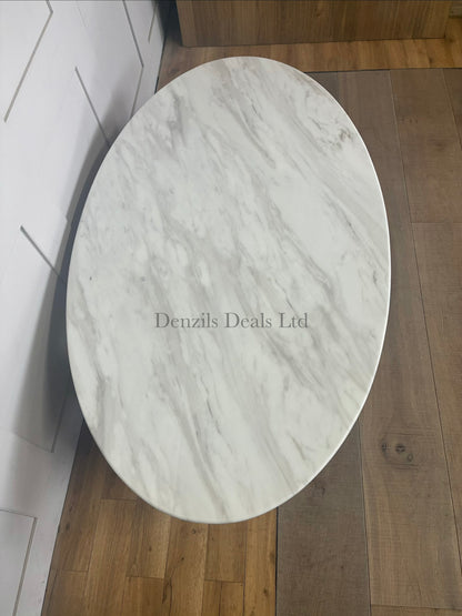 Parc Oval Coffee Table By Nick Scali Alternative Legs Installed