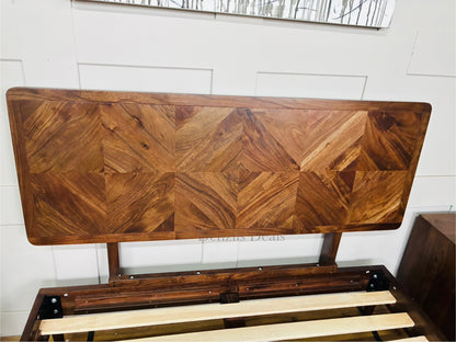 Swoon John Lewis + Swoon Franklin Bed Frame, Double Size, Dark Brown Rrp£799 R22