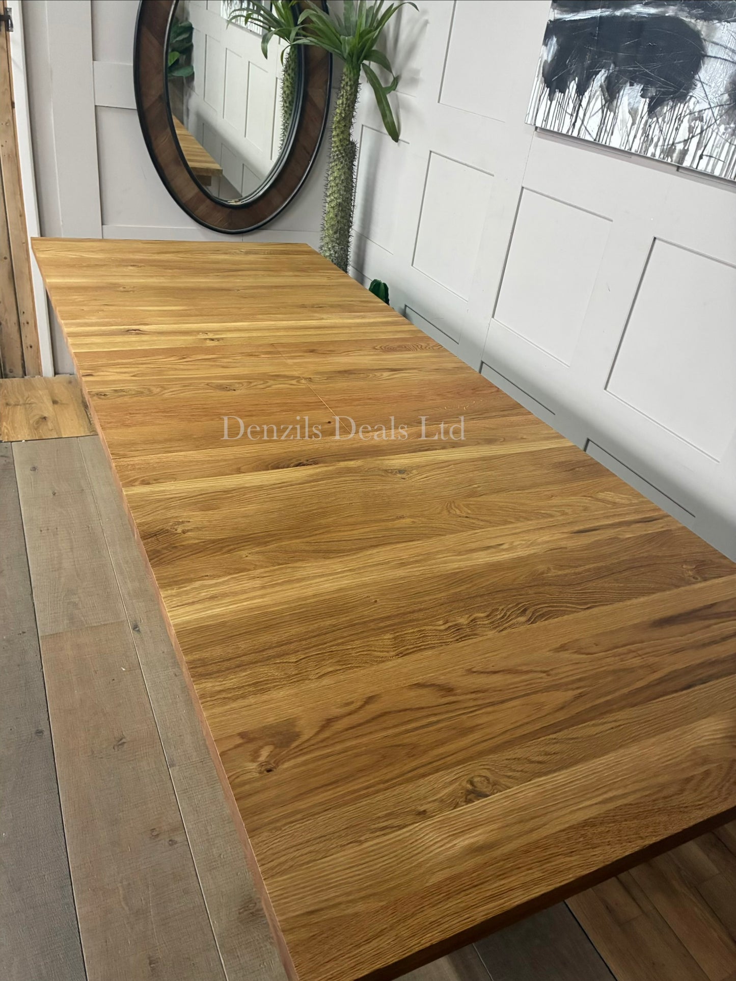 John Lewis Calia 8-10 Seater Extending Dining Table, Oak Rrp 999
