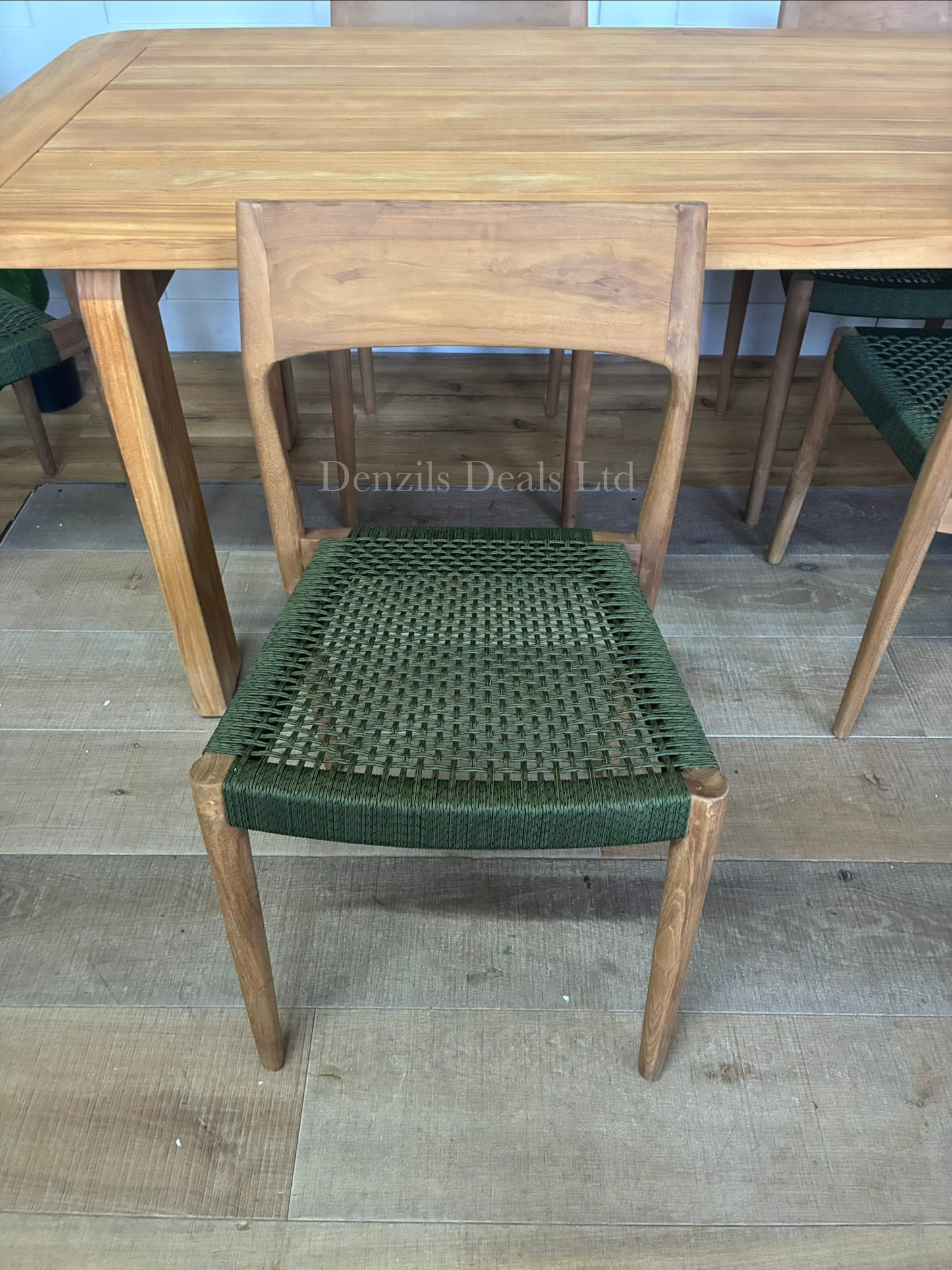 John Lewis Terra Garden Table And 6  Scandi Dining Chairs