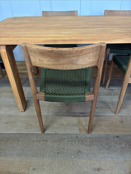 John Lewis Terra Garden Table And 6  Scandi Dining Chairs