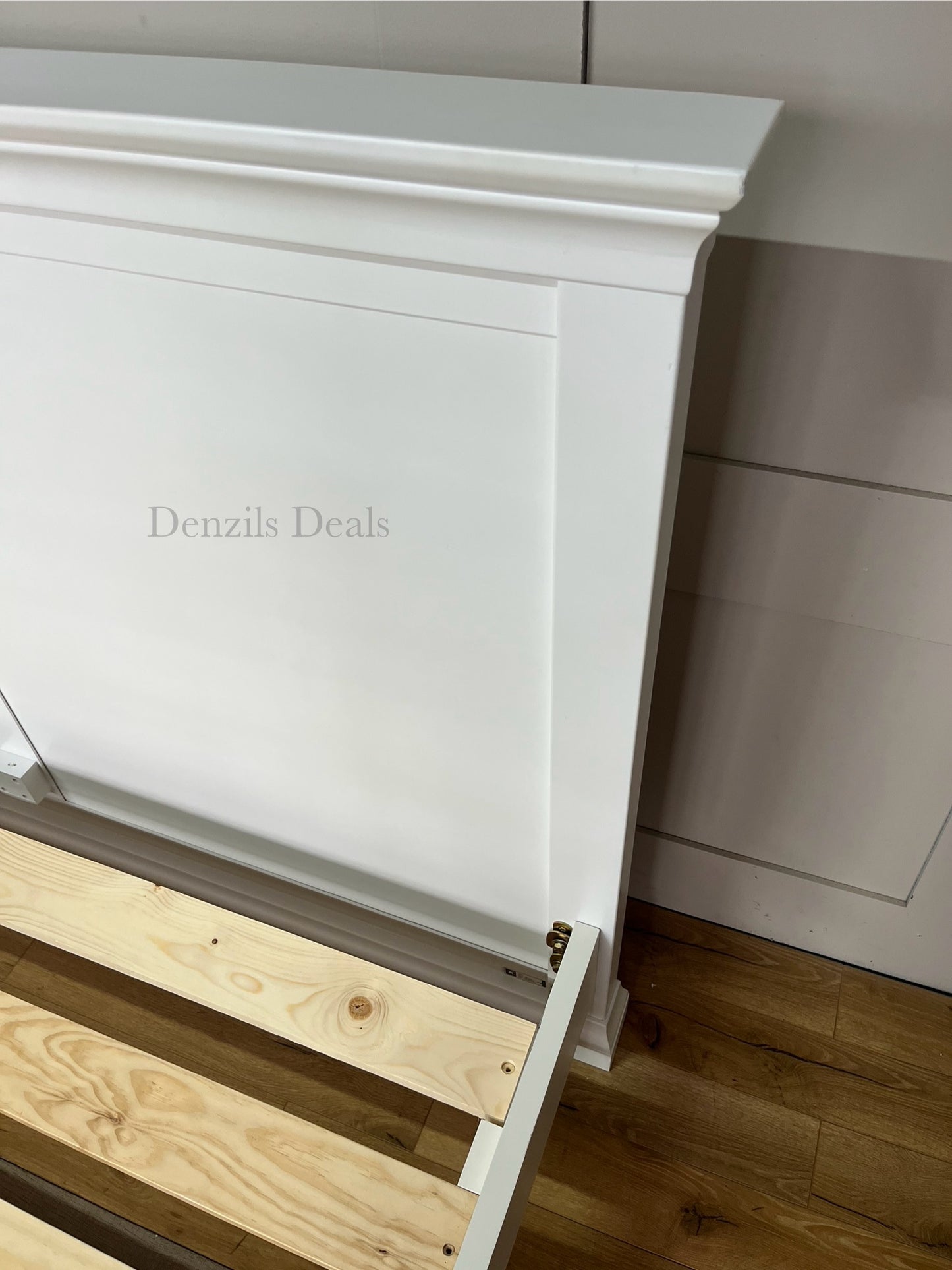 Cotswold CHANTILLY  Cool White 5ft Kingsize Bed