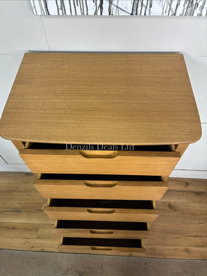 Fishie & Lilly NORWAY Solid OAK 6 DRAWER CHEST OF DRAWERS