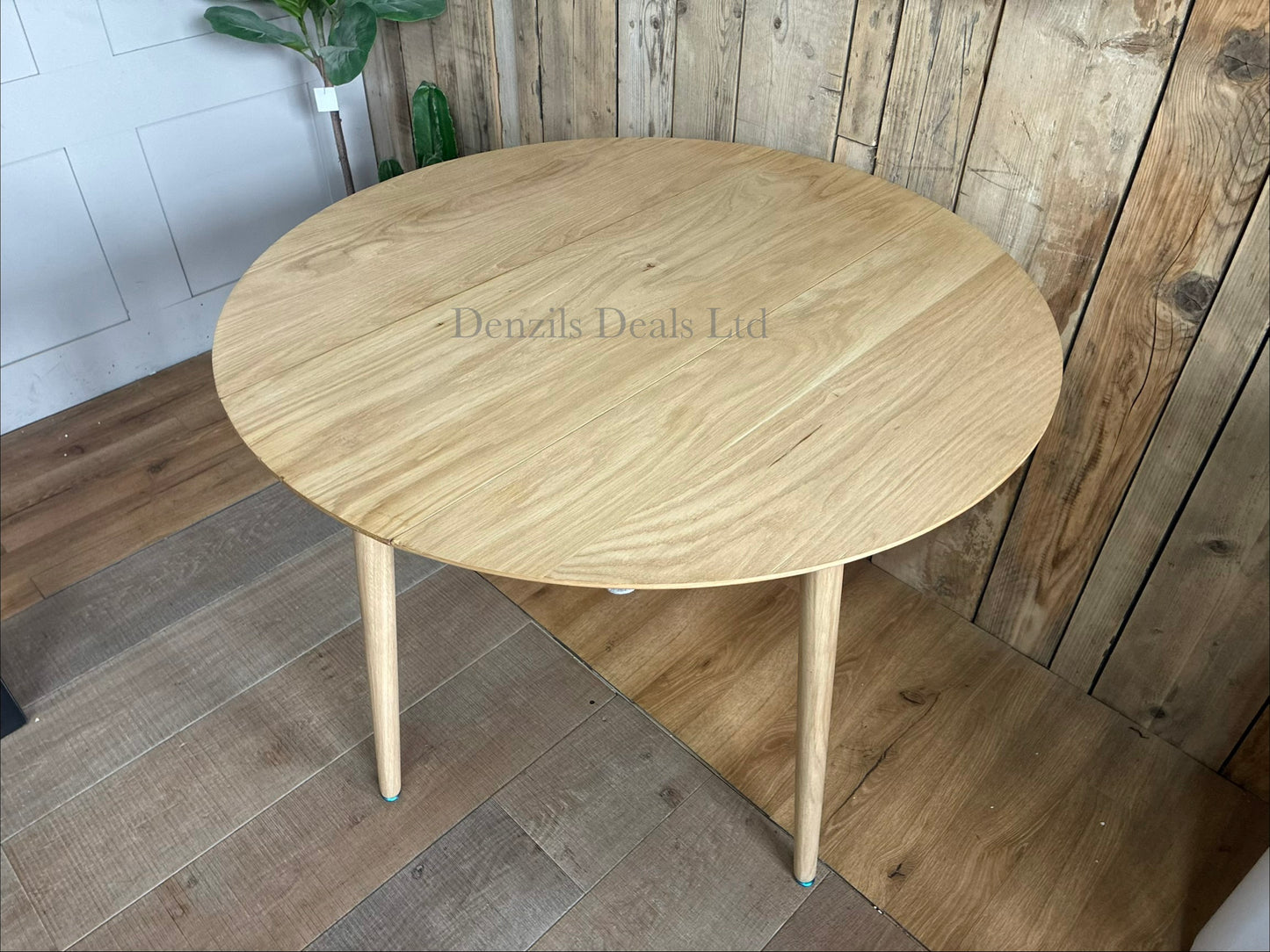 Gallery Direct Lewes Folding Dining Table, Natural Rrp £430 R14