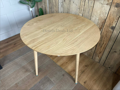 Gallery Direct Lewes Folding Dining Table, Natural Rrp £430 R14