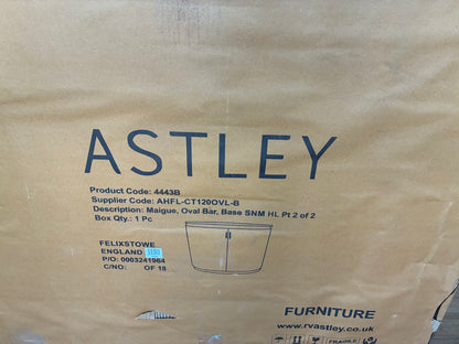 Astley Oval Home Bar Cabinet Rrp £1499 F2