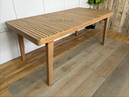 Mona Garden  Rectangular Dining Table, 175cm Natural John Lewis Rrp £399