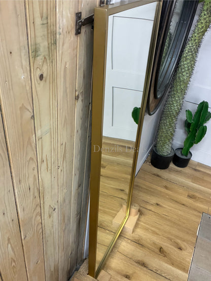 West Elm Metal Framed Long Rectangle Wall Mirror*