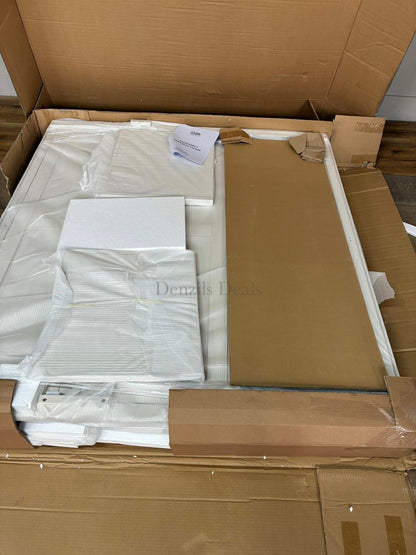 BROMPTON Painted Acacia & Ash Top Triple Wardrobe 