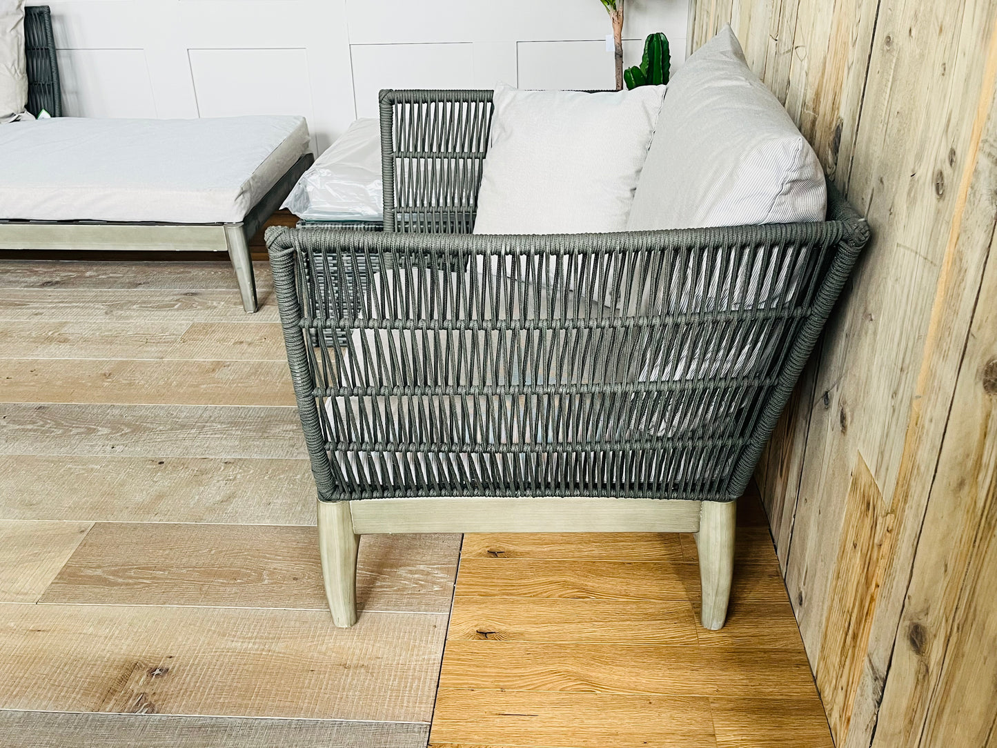 John Lewis & Partners Ariel Garden Chaise Lounging Chair And Arm Chair