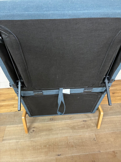 Innovation Living Cubed 90 Armchair Bed, Nist Blue 515 Rrp £1199