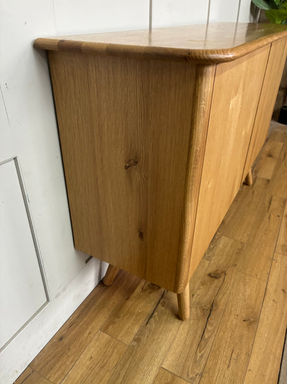 John Lewis Greenwood 2 Door Sideboard, Solid Oak/Bianco Oil Rep £499